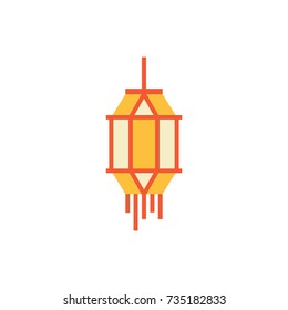 Chinese lantern logo.
For decoration, greeting card, packaging, interior design.