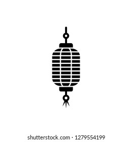 chinese lantern, new year icon vector template 