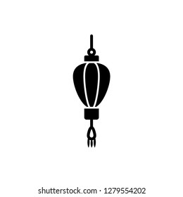 chinese lantern, new year icon vector template 