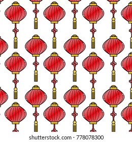 chinese lantern pattern beautiful decoration