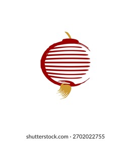 Chinese lantern vector icon. filled flat sign for mobile concept and web design. Asian new year lantern glyph icon