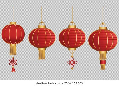 Chinese lanterns. Japanese asian new year red lamps festival chinatown traditional realistic element asia religion symbol