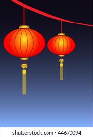 Chinesische Laternen für chinesisches Neujahr