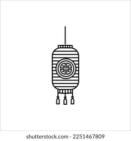 Chinese Latern Vector Graphic Icon for Chinese New Year.