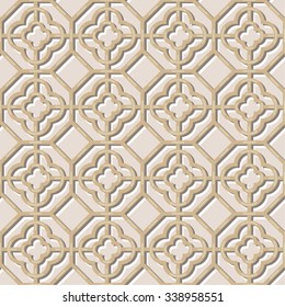 Chinese Lattice Pattern, Seamless