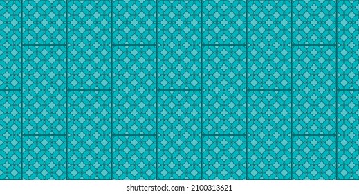Fondo de la ventana de entramado chino. Patrón sin foco. Vector.