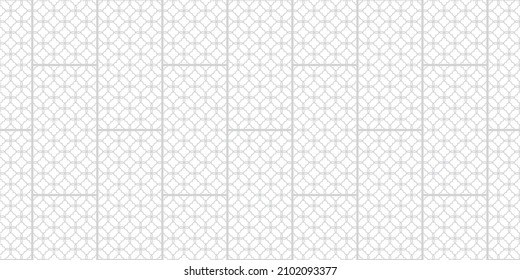 Chinese lattice window background. Seamless pattern. Vector.