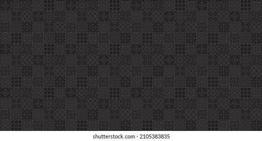 Chinese lattice window background. Seamless pattern. Vector.