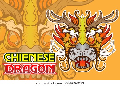 Chinese lion dance head, China Lunar New Year dragon mask. Traditional asian character, costume for holiday celebration, cartoon design element isolated on white background