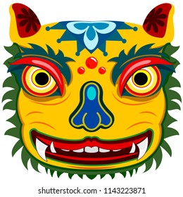 Chinese lion head.