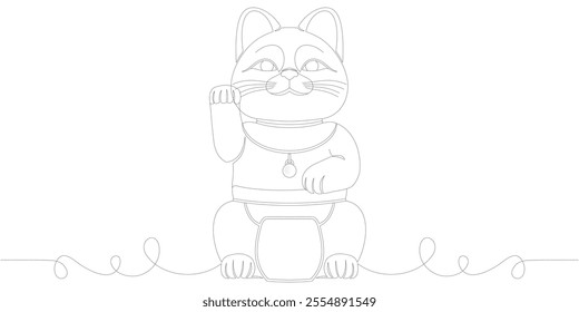  Chinese lucky cat vector design, for Chinese New Year