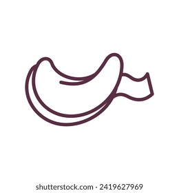 Chinese Lunar New Year simple cartoon decoration line art design outline