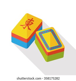 Chinese Mahjong flat icon