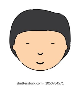 chinese man face icon