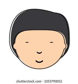 chinese man face icon