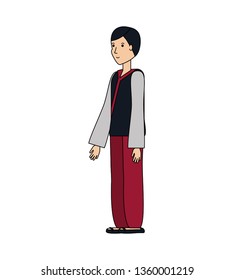 chinese man with traditional costume