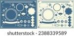 Chinese motif frame design. Chinese patterns, patterns and illustrations