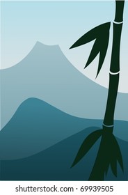 Chinese mountain landscape
