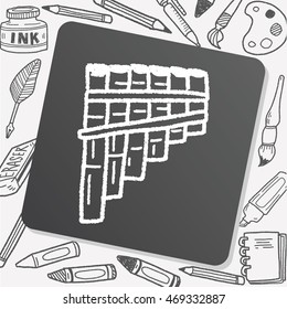 chinese musical Instruments doodle
