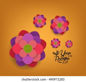 Chinese New Year 2017. Plum Blossom