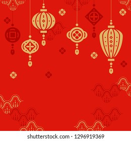 Chinese new year 2019 design