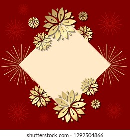 Chinese new year 2019 greetings card