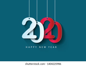 Chinese new year 2020 background. Chinese characters mean Happy New Year. Year of the rat