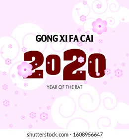 Chinese New Year 2020 Year of the rat, Celebration, Gong Xi Fa Cai.
