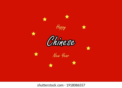 Chinese new year 2021, Chinese Happy New Year. Star sign Vector illustration. The lunar new year. Spring festival    