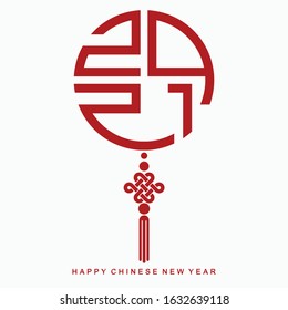 Chinese new year 2021 year of the ox , red and gold paper cut ox character,flower and asian elements with craft style on background. (Chinese translation : Happy chinese new year 2021, year of ox)