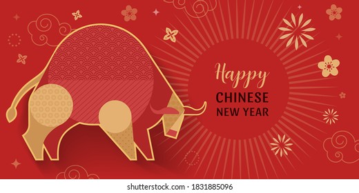 Chinese New Year 2021 Year Of The Ox, Chinese Zodiac Symbol