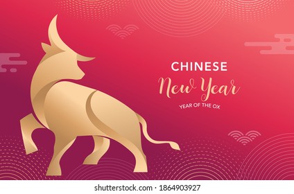 Chinese new year 2021 year of the ox - Chinese zodiac symbol