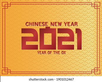 Chinese new year 2021 year of the ox - Chinese zodiac symbol