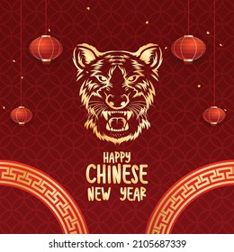 Chinese new year 2022 year of the ox, Chinese Festivals, Mid Autumn Festival , red paper cut ,flower and asian elements with craft style on background.