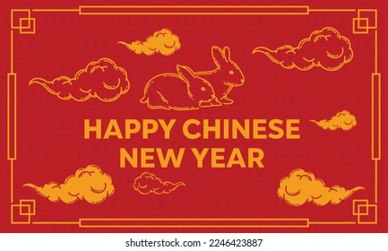 chinese new year 2023 background, perfect for office, company, school, social media, advertising, printing and more