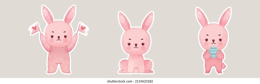 Chinese New Year 2023,Year of the Rabbit
easter bunny
Mid-Autumn Festival
cute rabbit simple lines
hand painted illustration vector watercolor