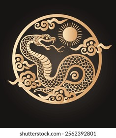 Chinese new year 2025 year of the wood snake 