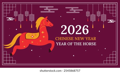 Ano Novo chinês 2026, Ano do Cavalo 2026, Feliz Ano Novo 2026, Ano Novo Zodíaco 2026