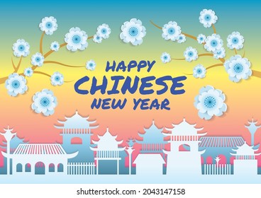 chinese new year art vector background 