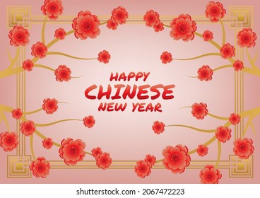 chinesischer Neujahr-KunstVektorhintergrund 
