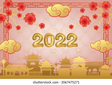 chinese new year art vector background 