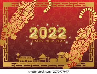 chinesischer Neujahr-KunstVektorhintergrund 