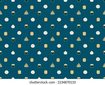 chinese new year asian food latin american pattern background seamless ornament menu japanese china