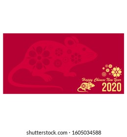 
Chinese New Year Background 2020 Year of the Rat