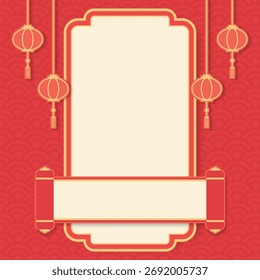 chinesischer Neujahrshintergrund, chinesische Designvorlage