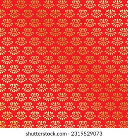 antecedentes de año nuevo chino. Fondo del marco chino. Color rojo y dorado. Ilustración vectorial. Papel envuelto, diseño de impresión de tela. Diseño de la oferta para envolturas de regalo, papel pintado, vector