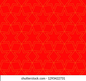 Chinese New Year background. Red and gold holiday graphic design, background , surface textures, banners. Vector seamless pattern