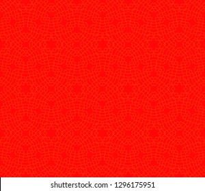 Chinese New Year background. Red and gold holiday graphic design, background , surface textures, banners. Vector seamless pattern