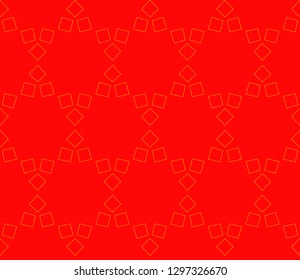 Chinese New Year background. Red and gold holiday graphic design. Vector seamless pattern