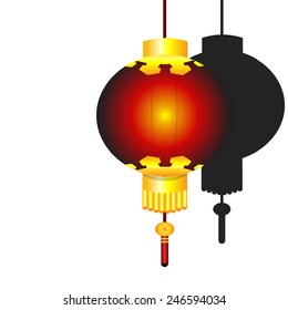 chinese new year background and shadow